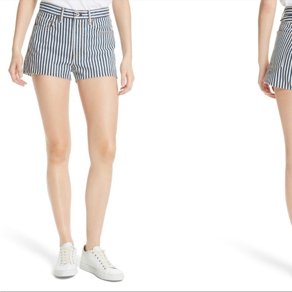 Rag and Bone Justine High Waist Cutoff Shorts - Picture 1 of 7